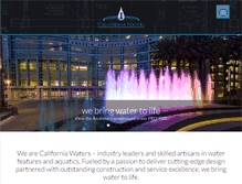 Tablet Screenshot of californiawaters.com